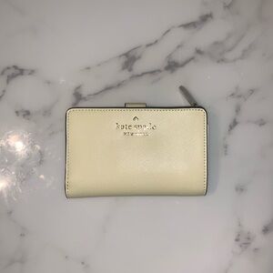 Kate spade pale yellow wallet